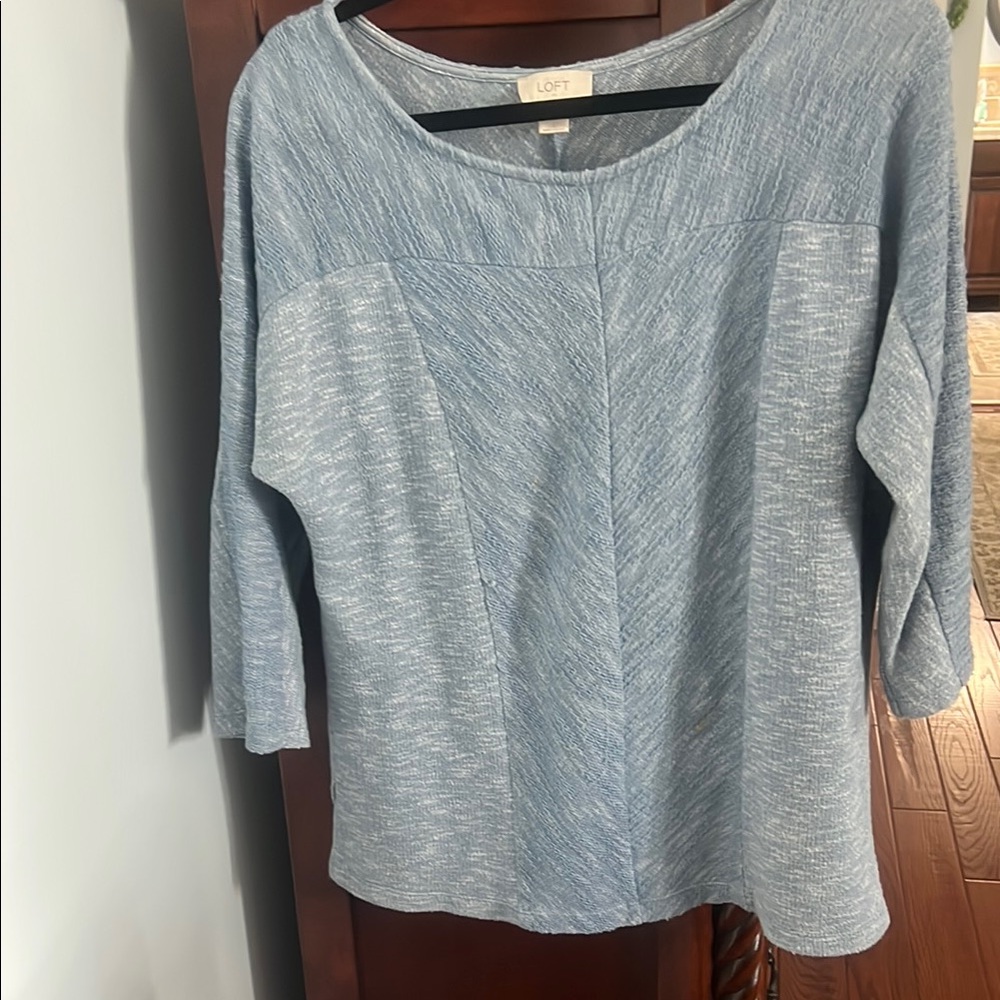 LOFT Women's Blue Top